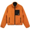 Stussy 8 Ball Sherpa Reversible Jacket ‘Orange’