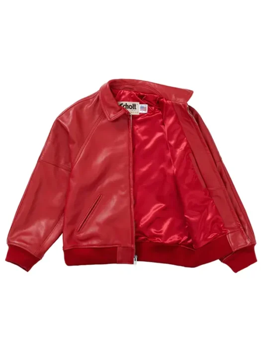 Supreme AW19 Red 8 Ball Leather Jacket