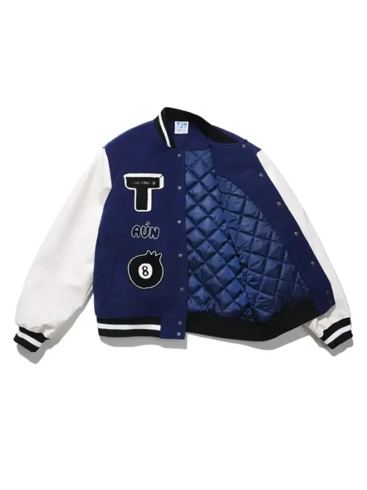 Timcomix 8 Ball Varsity Jacket Navy
