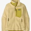 Women's Buttercup Yellow Retro Fleece Jacket