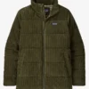 Women's Cord Fjord Green Coat