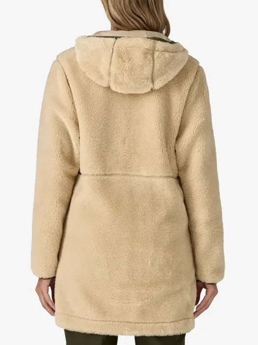 Women's Dark Natural Lonesome Mesa Hooded Parka Back