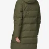 Women's Jackson Glacier Basin Green Parka Baack