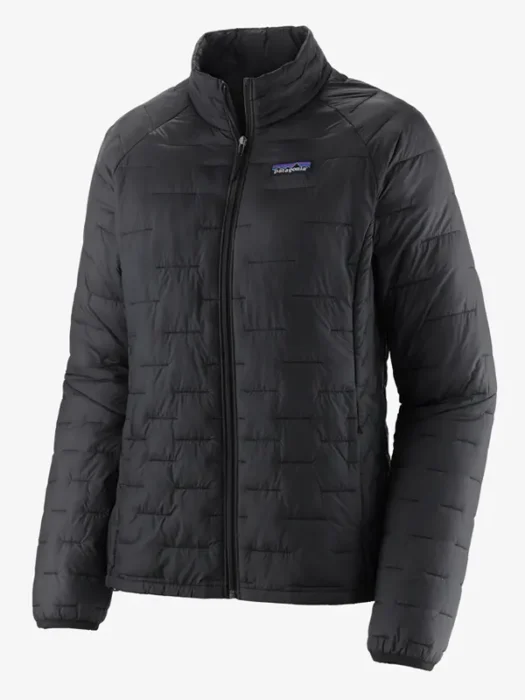 Women's Micro Puff Black Jacket