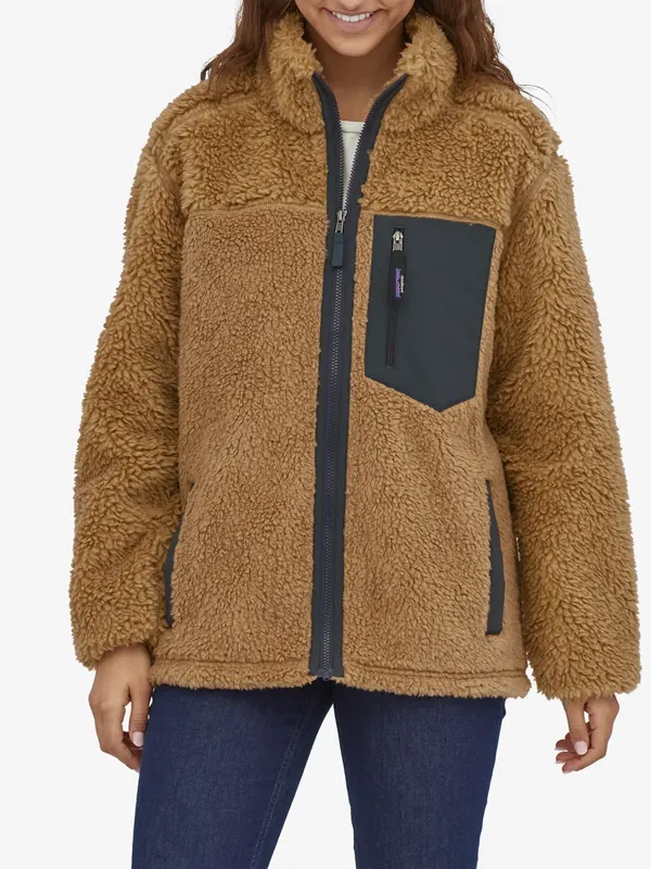 Women’s Nest Brown Retro-X Fleece Coat