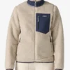 Women's New Navy Classic Retro Fleece Jacket