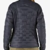 Women's Smolder Blue Micro Puff Jacket Back
