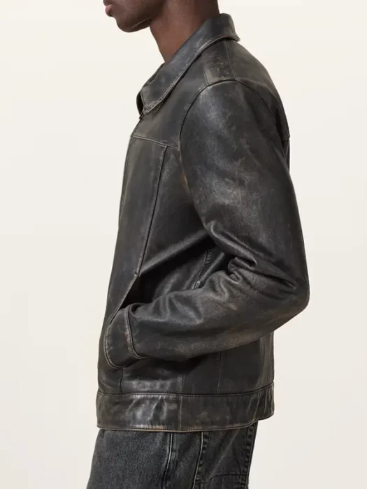 Alkan Zip Up Two Tone Jacket