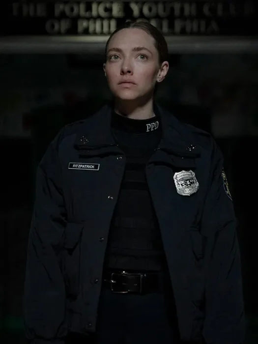 Amanda Seyfried Long Bright River Bomber Black Jacket