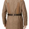 Andor S02 Cassian Andor Brown Cotton Coat Back