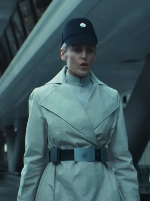 Andor S02 Denise Gough White Cotton Coat