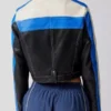Brooklyn Adams Receiver Leather Jacket Back