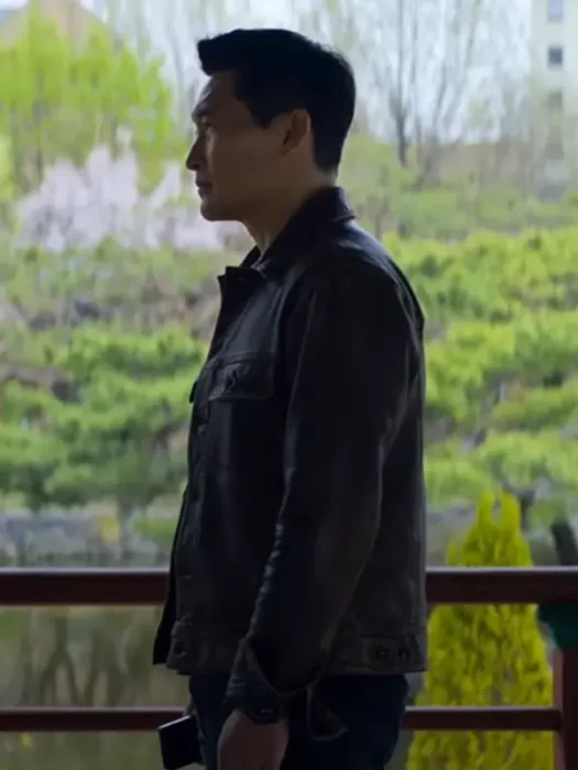 Butterfly 2025 David Jung Brown Leather Jacket