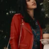 Cleopatra Coleman Clipped Leather Jacket