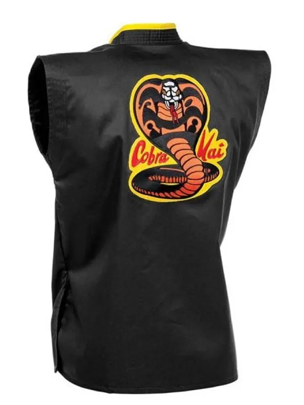 Cobra Kai Black Vest Back
