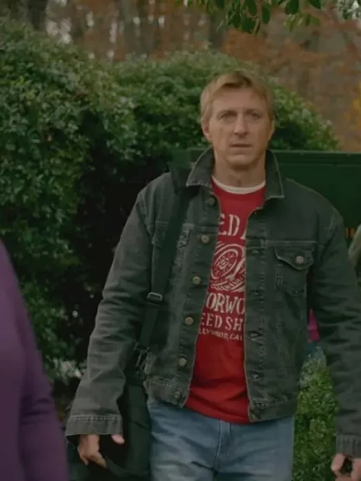 Cobra Kai Johnny Lawrence Black Denim Jacket