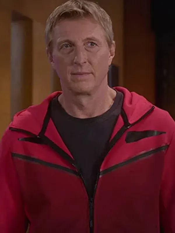 Cobra Kai S05 William Zabka Red Jacket