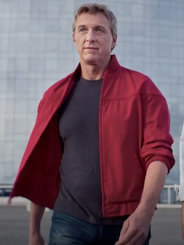 Cobra Kai S06 Johnny Lawrence Red Jacket