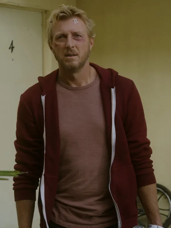 Cobra Kai William Zabka Maroon Jacket