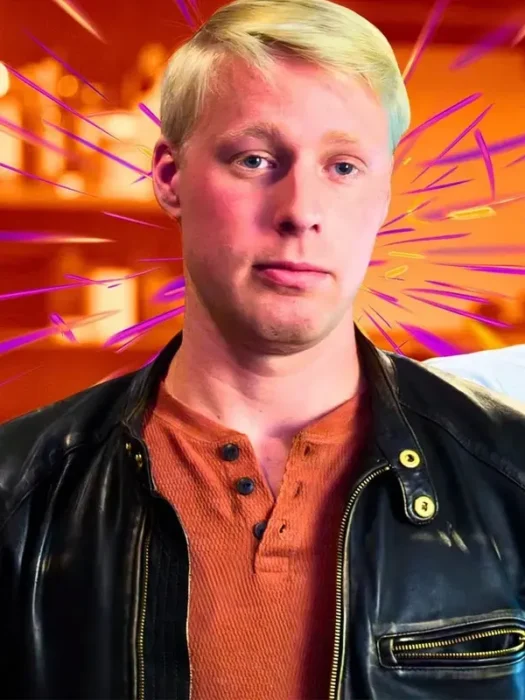 Ethan Plath Motorcycle Brown Leather Jacket