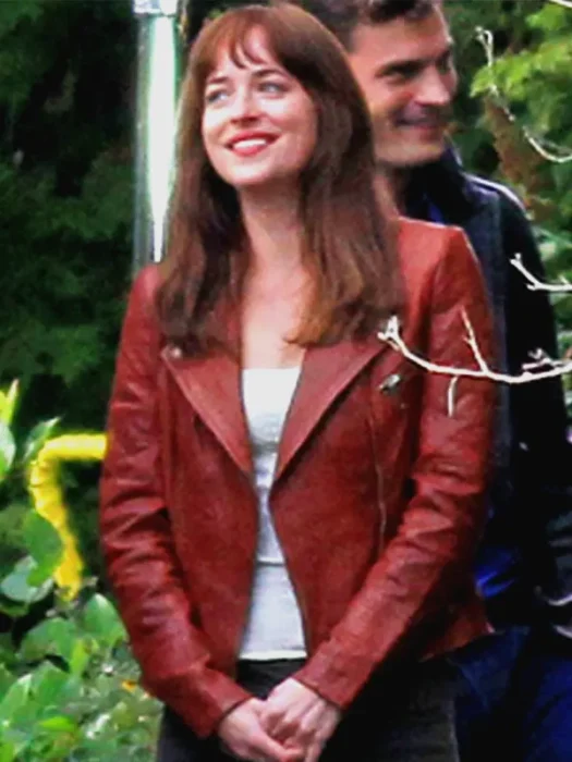 Fifty Shades of Grey Anastasia Steele Leather Jacket