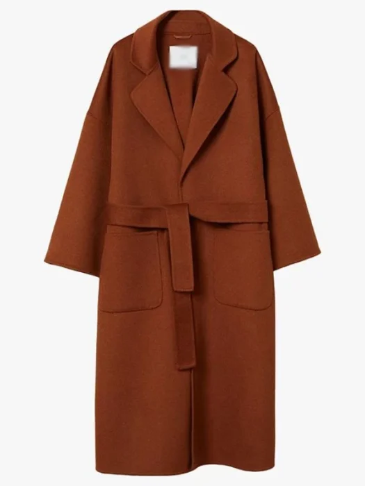 Gen V 2023 Shelley Conn Brown Belted Coat