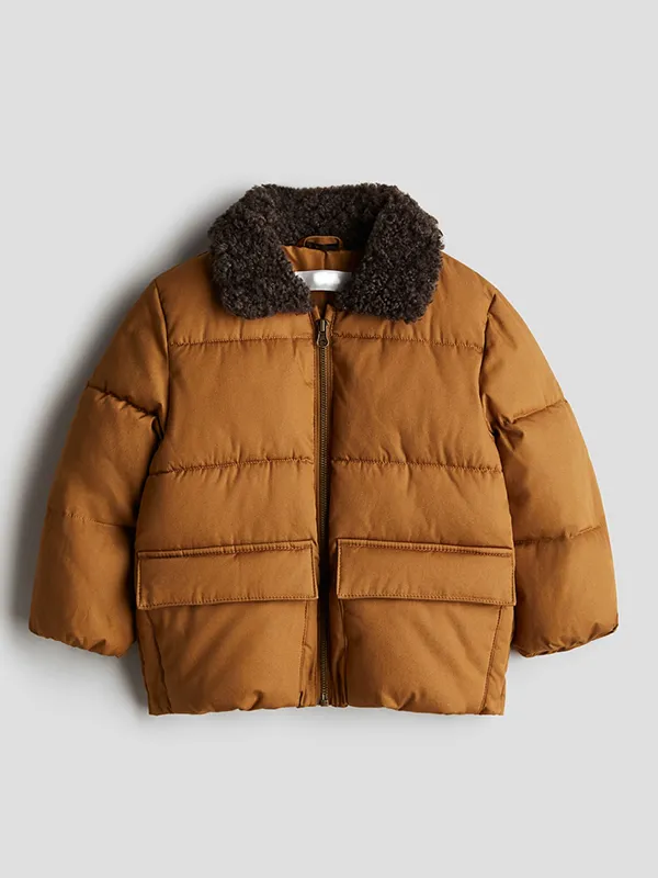 Grosse Pointe Garden Society Alice Morris Brown Puffer Jacket