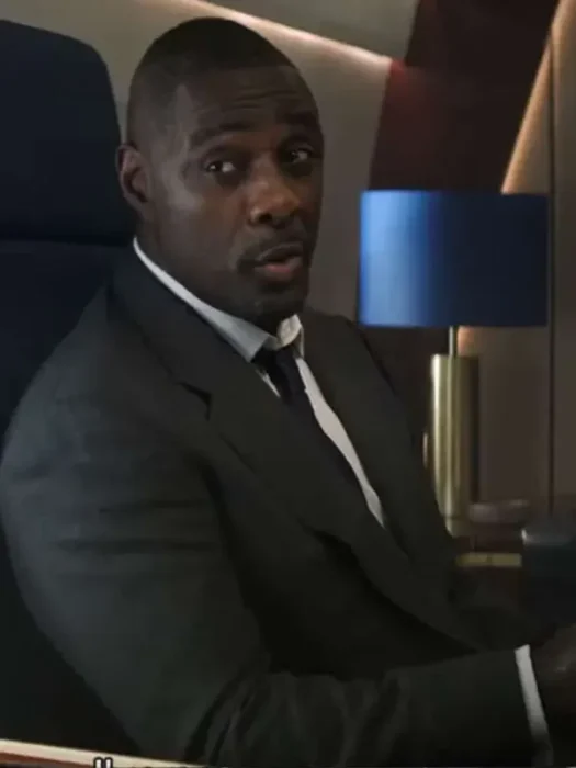 Idris Elba Heads of State 2025 Grey Suit