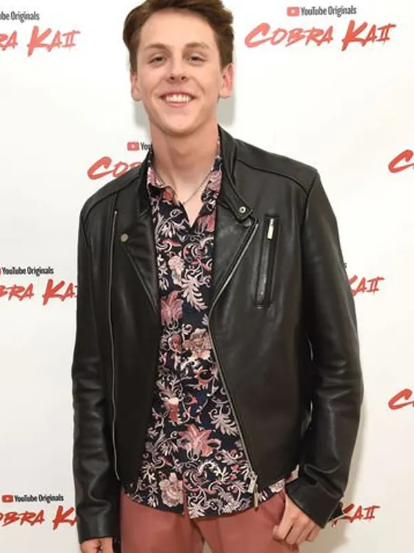 Jacob Bertrand Cobra Kai Premiere Event Leather Jacket