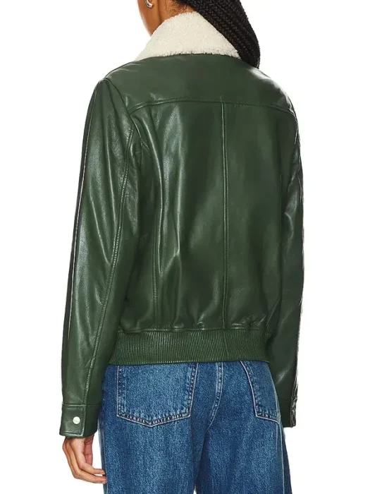 Jenn Tran The Bachelorette Leather Jacket Back