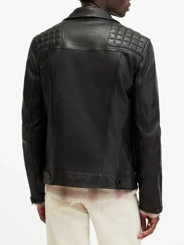 Jerry Horton Celebrity Family Feud Leather Jacket Back