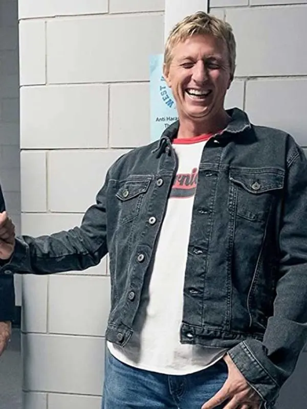Johnny Lawrence Cobra Kai Black Denim Jacket
