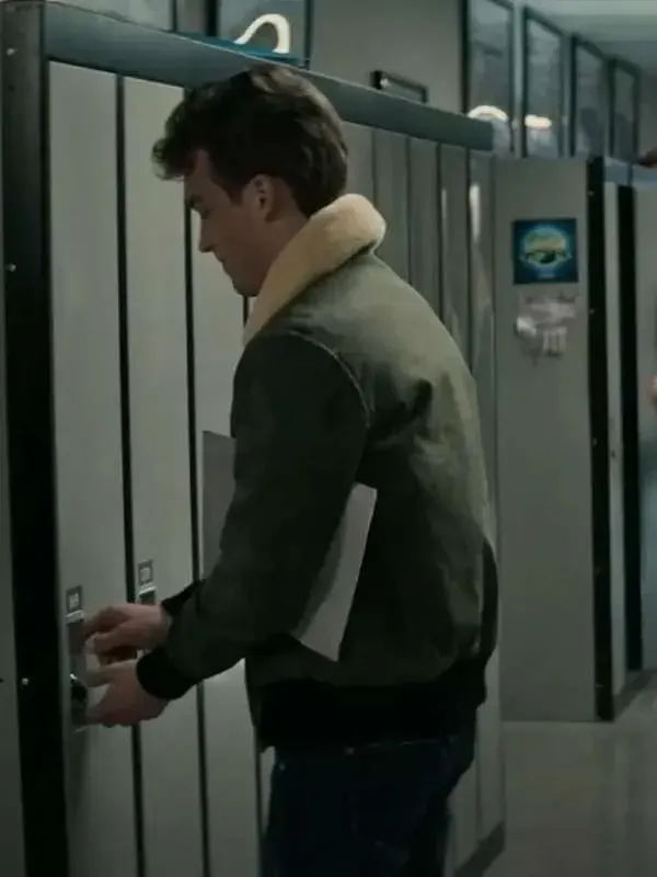 Jonathan Kent Superman and Lois Shearling Bomber Jacket Back