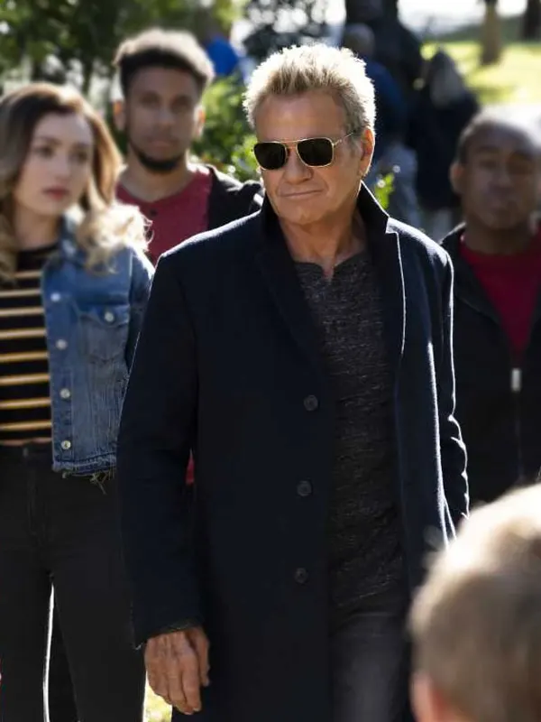 Martin Kove Cobra Kai Black Trench Coat