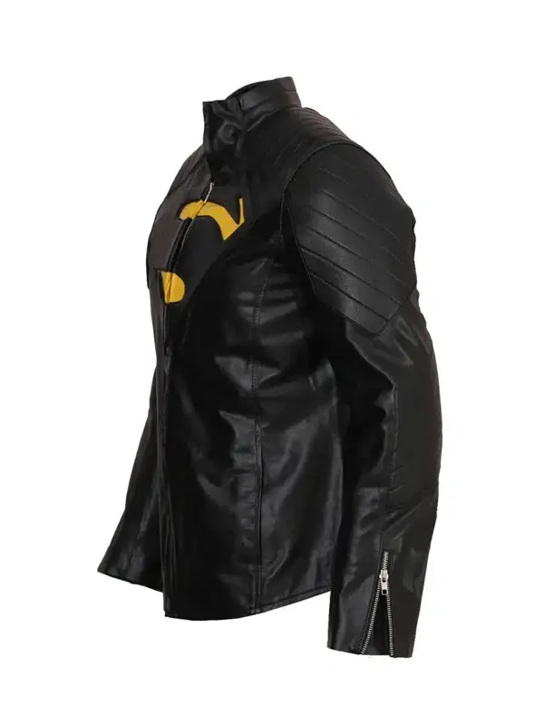 Men Superman Leather Jacket