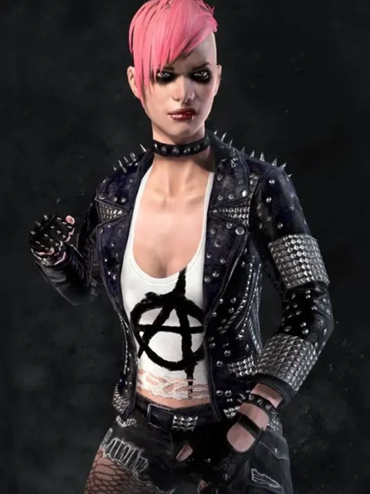 Mortal Kombat 11 Cassie Cage Punk Jacket
