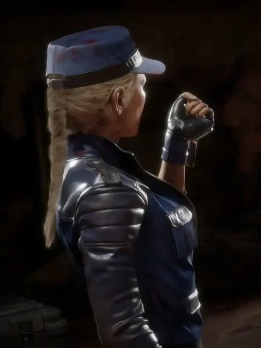 Mortal Kombat 11 Sonya Blade Genuine Leather Jacket