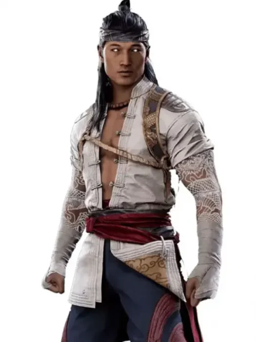 Mortal Kombat 2023 Liu Kang White Cotton Jacket