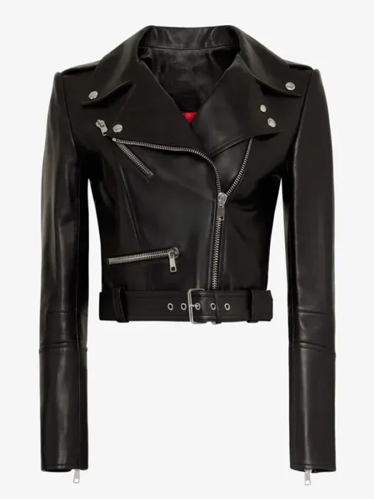 Nattie Neidhart WWE Raw Black Leather Jacket