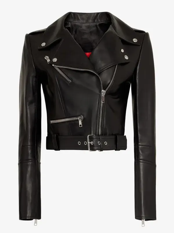 Nattie Neidhart WWE Raw Black Leather Jacket