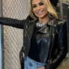 Nattie Neidhart WWE Raw Leather Black Jacket
