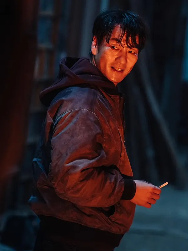 Park Hae-soo Karma 2025 Black Bomber Jacket