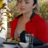 Peyton List Cobra Kai Season 5 Red Cotton Jacket