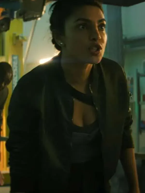 Priyanka Chopra Jonas Heads of State 2025 Bomber Jacket