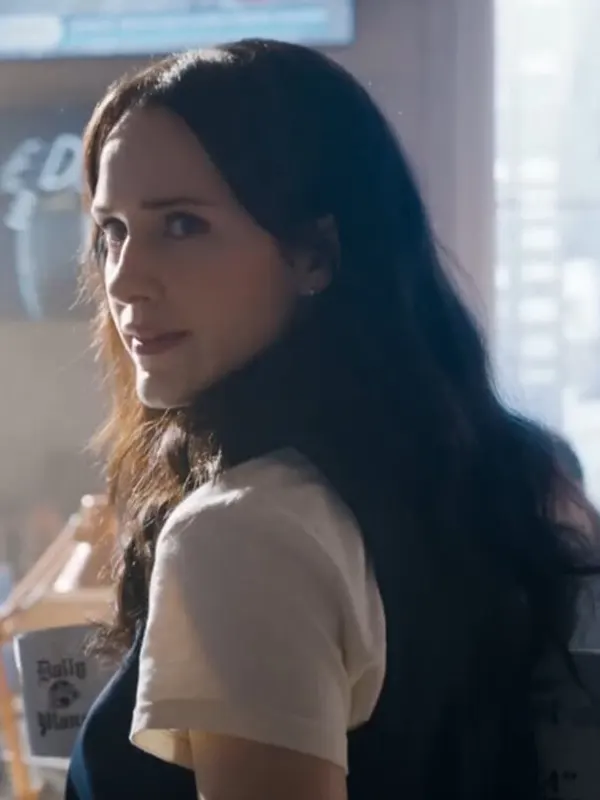 Rachel Brosnahan Superman Lois Lane Blue Vest