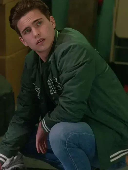Robby Keene Cobra Kai S04 Green Bomber Jacket