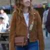 Royal-ish Nichole Sakura Brown Suede Jacket