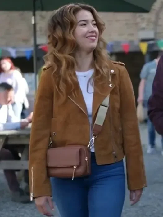 Royal-ish Nichole Sakura Brown Suede Jacket