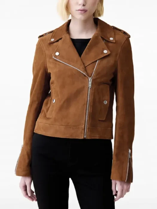 Royal-ish Nichole Sakura Suede Jacket
