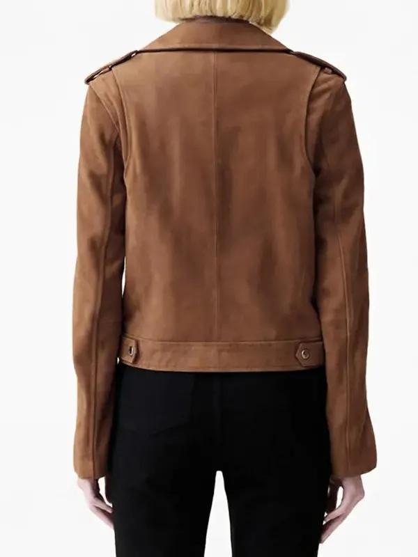 Royal-ish Nichole Sakura Suede Jacket Back